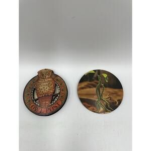 Harry Potter Alley Owl Magnet & Bowtruckle Magnet